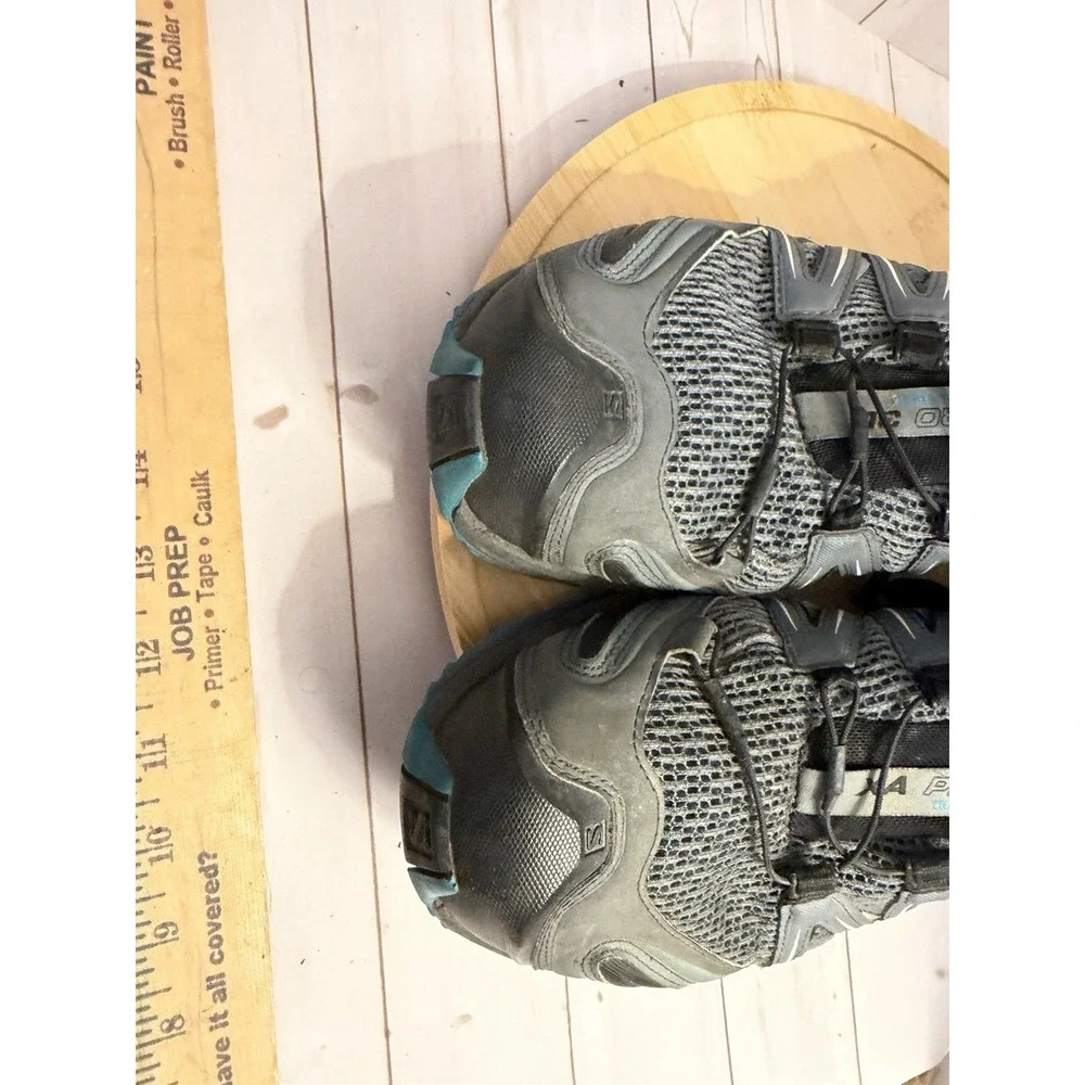 Salomon XA Pro 3D Men's Size 12 Blue Gray Trail Running Hiking Shoes Sneakers